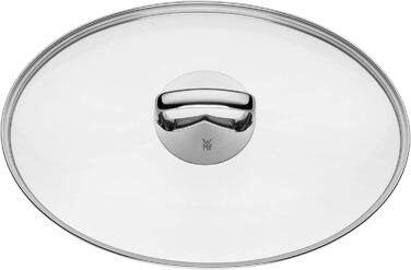 Жаровня овальна 36 см зі скляною кришкою, сіра Fusiontec Mineral WMF