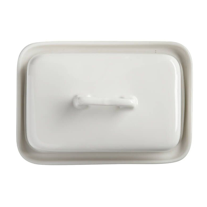Масленка с крышкой Maxwell & Williams EPICURIOUS, фарфор, 17 х 12 х 11 см, 850 мл
