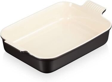Форма для запікання прямокутна 4 л 32 см Satin Black Le Creuset