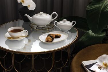 Чашка для чаю 200 мл з блюдцем Anmut Gold Villeroy & Boch