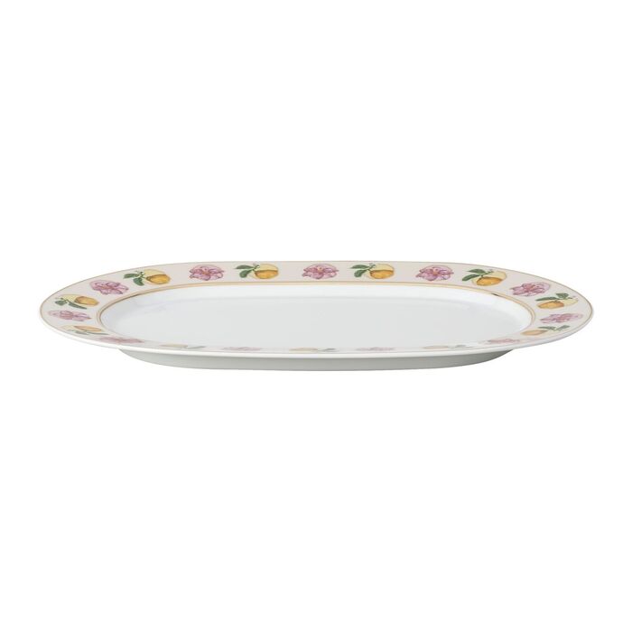 Блюдо овальне 36,2 х 24,2 Зефір IDYLLIA Swarovski x Rosenthal
