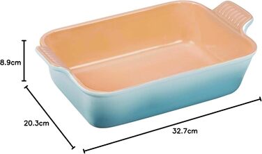 Форма для запікання прямокутна 2,4 л 26 см Light Blue Le Creuset