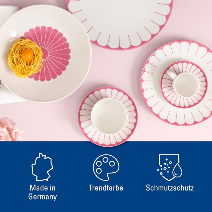 Блюдце до чашки для еспресо 11,7 см, рожевий Fleur Villeroy & Boch