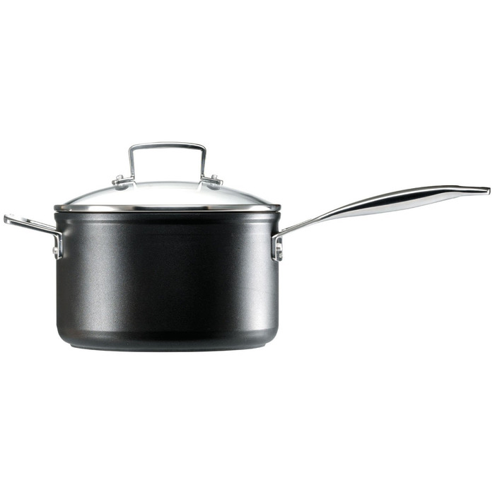 Ківш антипригарний з кришкою і двома ручками 20 см Le Creuset