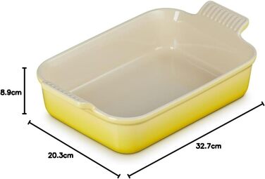 Форма для запікання прямокутна 2,4 л 26 см Citrus Le Creuset