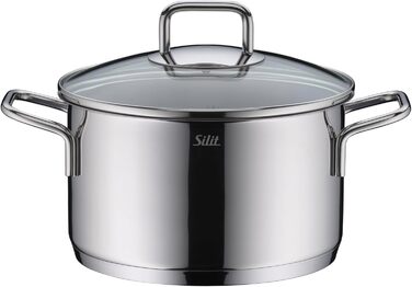 Каструля 20 см зі скляною кришкою Extra Cook Silit