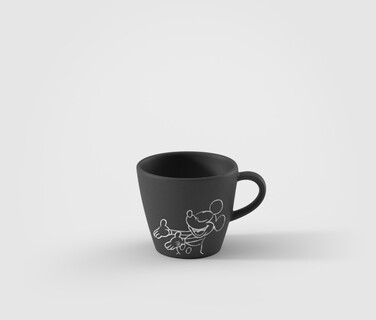 Чашка для еспресо 60 мл чорна Manufacture - Mickey Mouse Villeroy & Boch