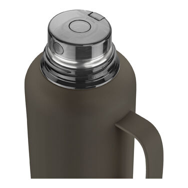 Термос 1,2 л з ручкою, нержавіюча сталь, шоколадний колір Thermo Plus Zwilling