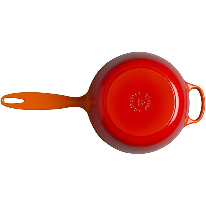 Чугунный сотейник Ø 20 см, 2,5 л с крышкой, пламенно-красный Signature Le Creuset