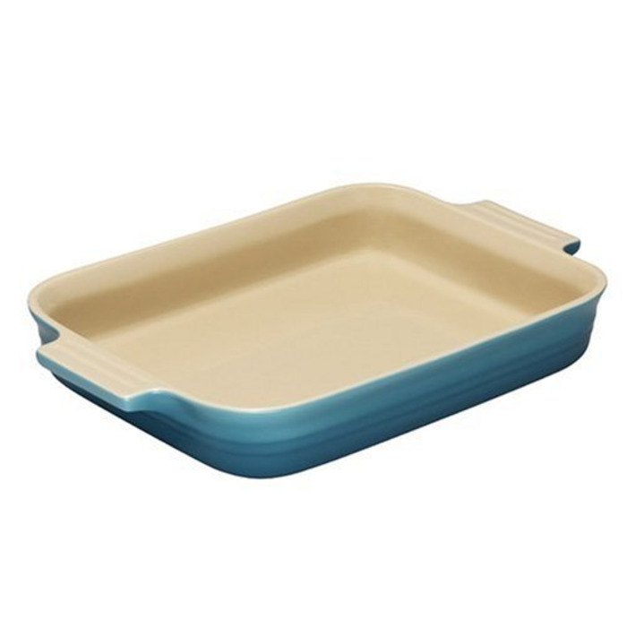 Блюдо прямокутне 32 см, карибський Le Creuset