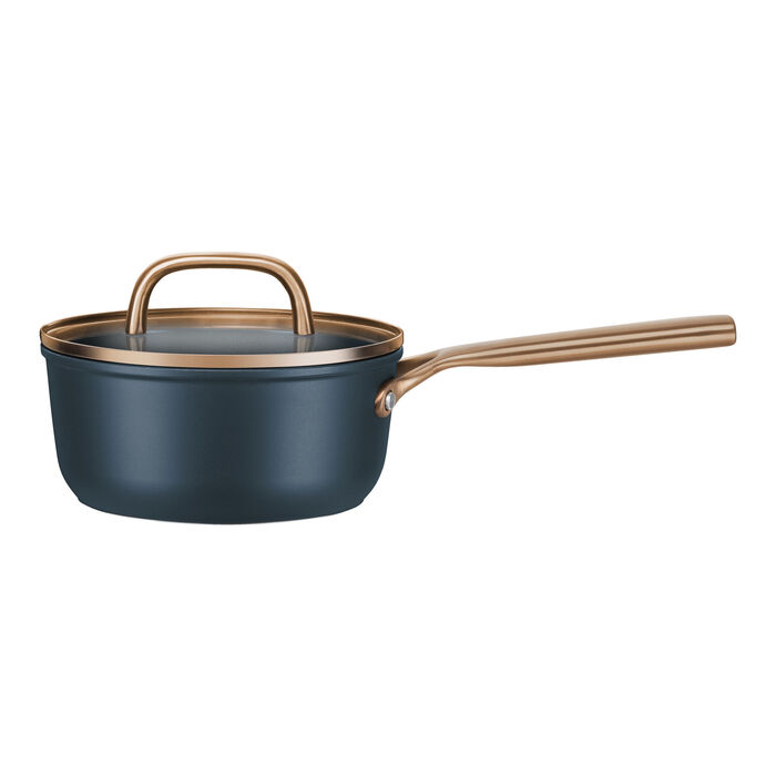 Сотейник 18 см зі скляною кришкою, синій Milano Zwilling