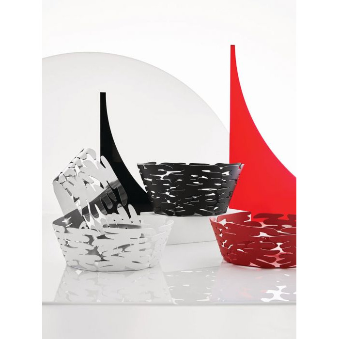 Чаша для фруктів 21х10 см чорна Barket Alessi