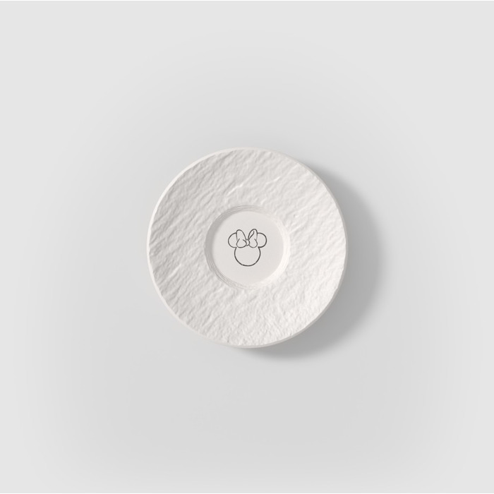 Блюдце до чашки для еспресо 12 см біле Manufacture - Mickey Mouse Villeroy & Boch