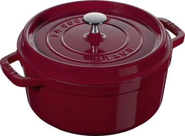 Каструля / жаровня 26 см 4,7 л з кришкою бордова Staub