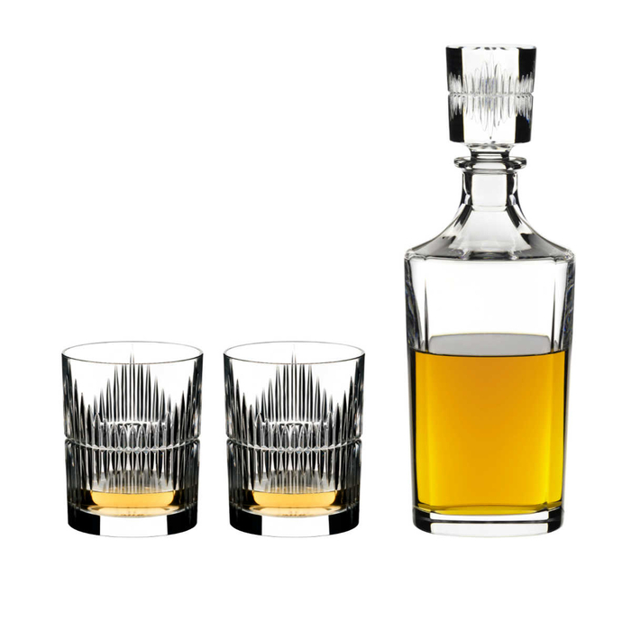 Набір склянки і графін для віскі, 3 предмета, Tumbler Riedel