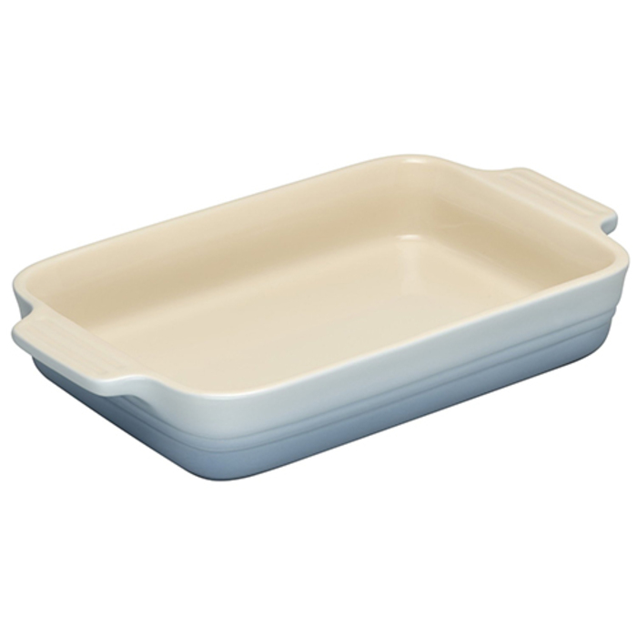 Блюдо прямокутне 32 см, світло-блакитне Le Creuset