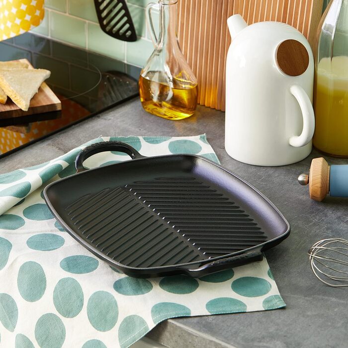 Сковорода гриль 30 см, черная Le Creuset