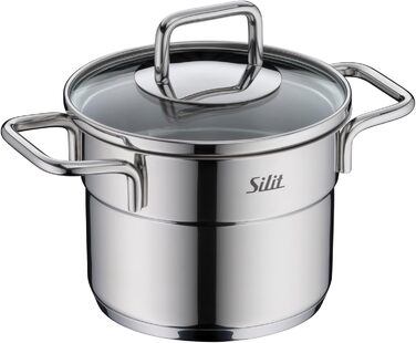 Набор из 4 мини-кастрюль со стеклянными крышками Extra Cook Mini Silit