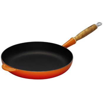 Сковорода 28 см з деревяною ручкою, помаранчевий Le Creuset