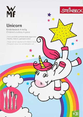 Набір дитячих столових приборів, 4 предмети Einhorn WMF