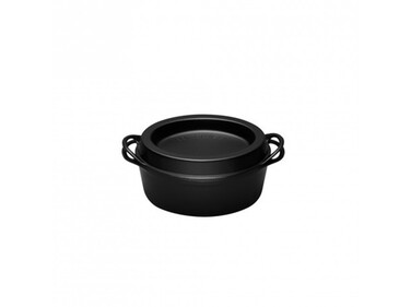 Каструля для запікання 32 см чорна Le Creuset