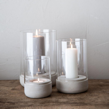 Набір з 2 свічників 9,5 см XS Light Gray Calma Blomus