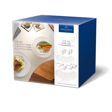 Набір столового посуду на 4 персони, 16 предметів For Me Villeroy & Boch