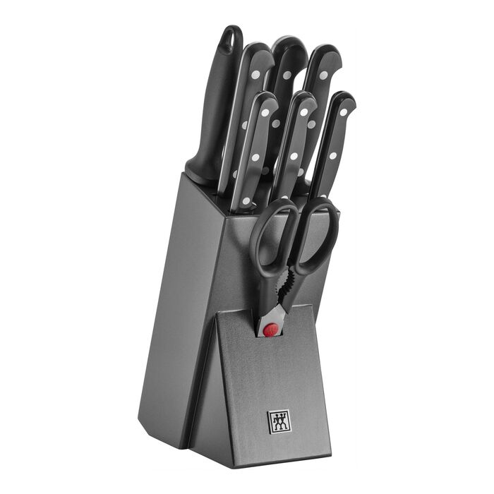 Набір ножів з підставкою, 9 предметів, антрацит Twin Chef 2 Zwilling
