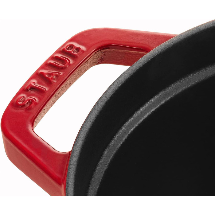 Чавунна жаровня/кокот STAUB, овальна 6,7 л, (31 см, вишнево-червона)