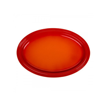 Блюдо сервіровки овальне 46 см, помаранчеве Flame Le Creuset
