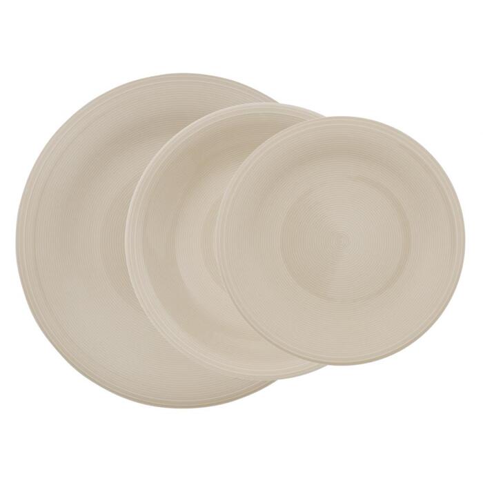 Набір тарілок, 12 предметів, пісочних Color Loop Vivo Villeroy & Boch