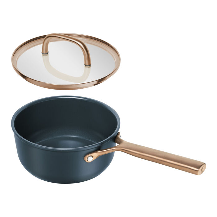 Сотейник 18 см зі скляною кришкою, синій Milano Zwilling