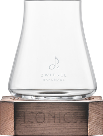 Бокал для вина 0,62 л на деревянной подставке Iconics Zwiesel Glas