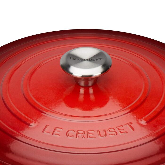 Каструля / жаровня з кришкою 24 см, вишневий Signature Le Creuset