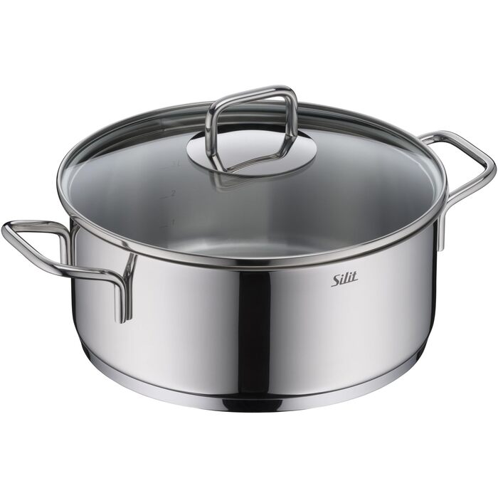 Жаровня 24 см зі скляною кришкою Extra Cook Silit