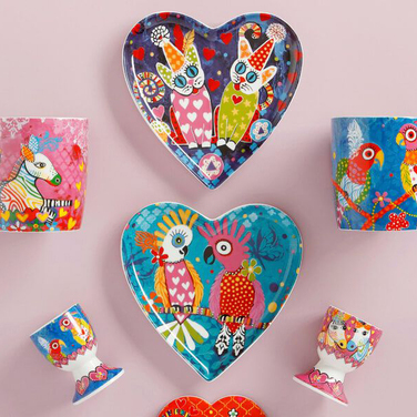 Тарілка десертна Maxwell Williams Cup Cakes LOVE HEARTS, фарфор, діам. 15,5 см