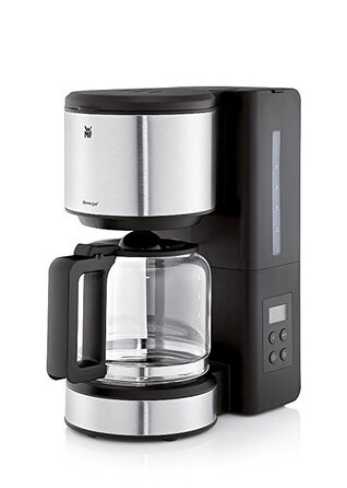 Кавоварка Stelio Aroma Glas Digital WMF + Засіб від нальоту 100 мл набір 4 предмети Cromargol WMF