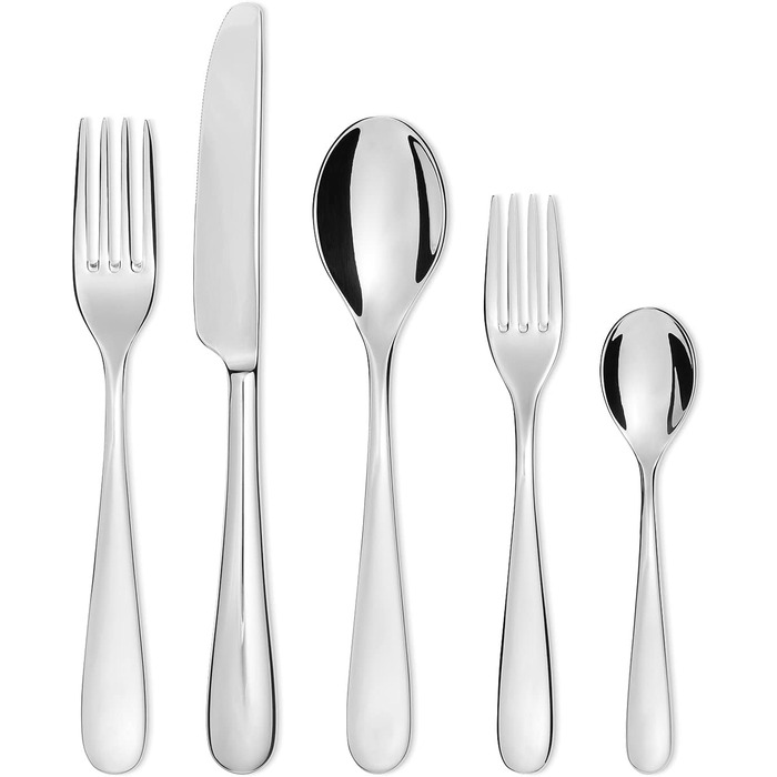 Набір десертних ложок 6 предметів Nuovo Milano Alessi