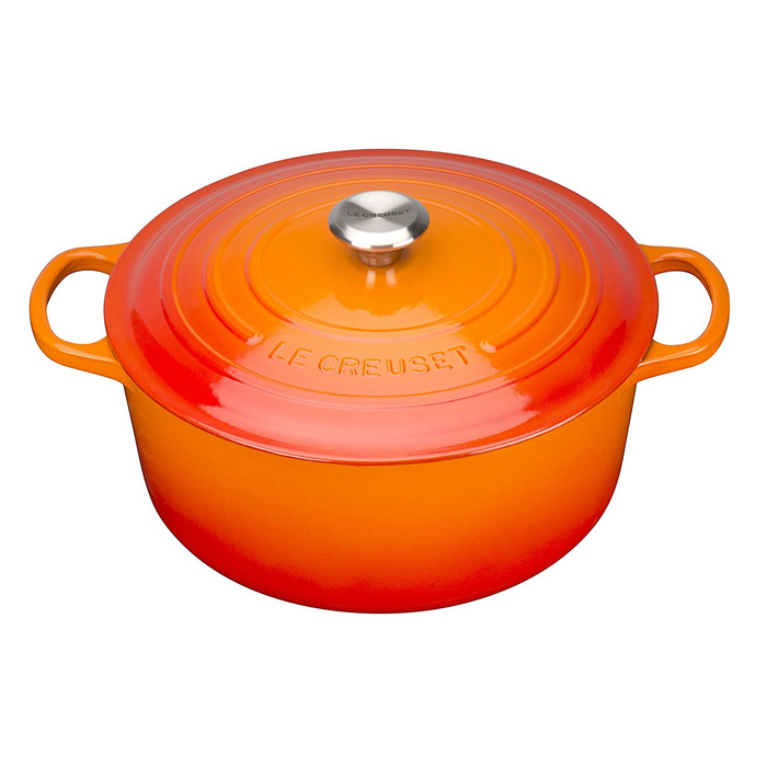 Каструля / жаровня з кришкою 24 см, помаранчевий Signature Le Creuset