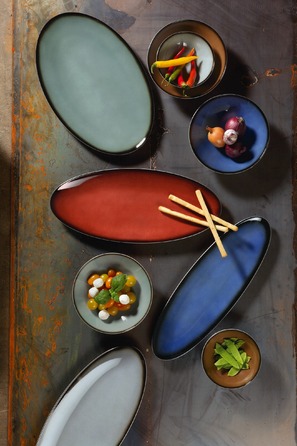 Блюдо овальное 35 х 11 см Ziegelrot Coup Fine Dining Seltmann Weiden