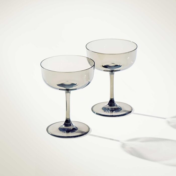 Набор из 2 бокалов для шампанского 120 мл, серый Like Glass Villeroy & Boch