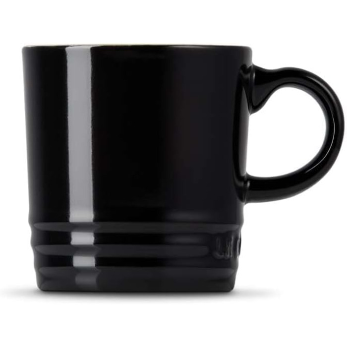 Керамічний кухоль Le Creuset, 0,35 л, 70302351700002 (чорний глянцевий, 100 мл)