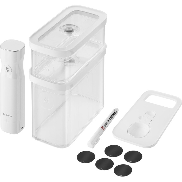 Стартовий набір для вакуумування, 5 предметів, прозорий білий Fresh & Save Zwilling