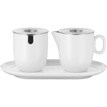 Цукорниця і молочник з підстаканником, набір 3 предмети Barista WMF