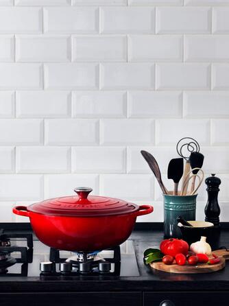 Казан вишневий, 32 см, La Marmite Le Creuset