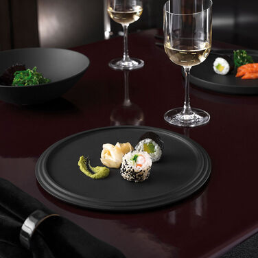 Набір тарілок 7 предметів Black White La Boule Villeroy & Boch