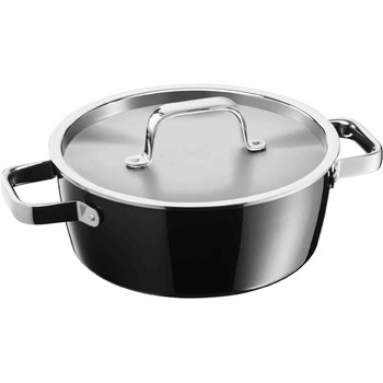 Каструля 22 см Чорна Fusiontec Aromatic WMF