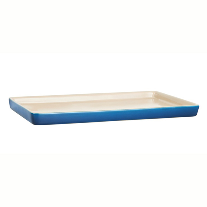 Блюдо для запікання 32 см, синій Le Creuset