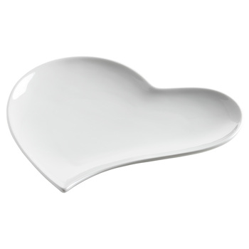 Блюдо Maxwell Williams WHITE BASICS HEART фарфоровое, 21 х 21 х2,5 см