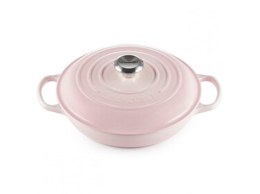 Каструля низька 2,2 л рожева Shell Pink Le Creuset